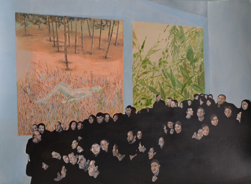 Zahra Noori Zonouz | زهرا نوری زنوز | Gallery hopping Two works of “Gallery Hopping” series in LACMA Museum of Los Angeles permanent collection since 2017.